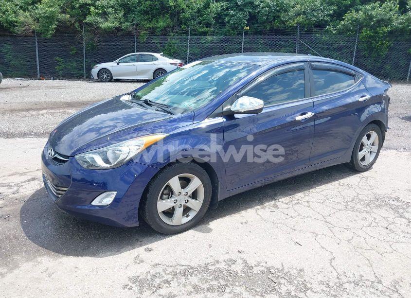 Photo 2 of 2013 Hyundai Elantra GLS (VIN 5NPDH4AE2DH227159)