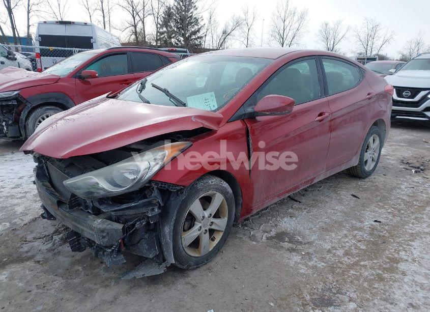 Photo 2 of 2013 Hyundai Elantra GLS (VIN 5NPDH4AE2DH269749)