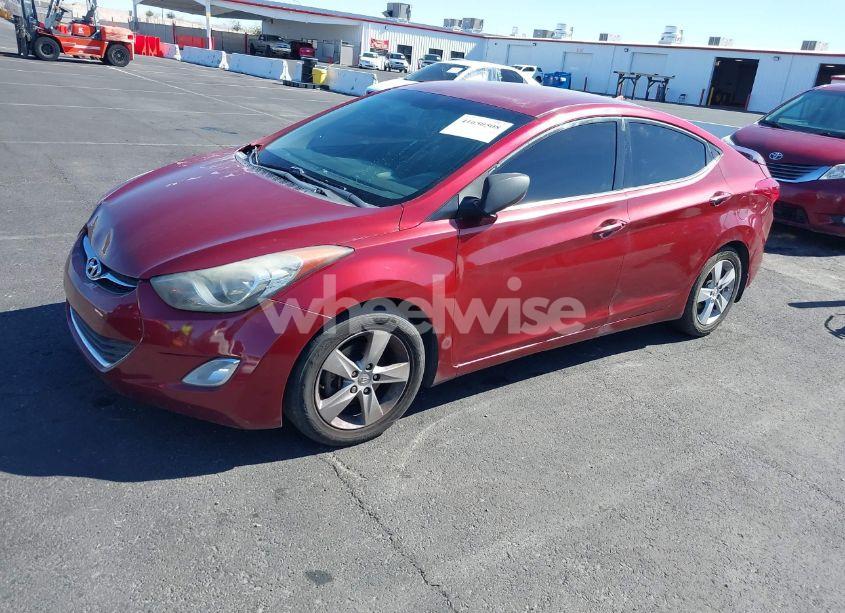 Photo 2 of 2013 Hyundai Elantra GLS (VIN 5NPDH4AE2DH343929)