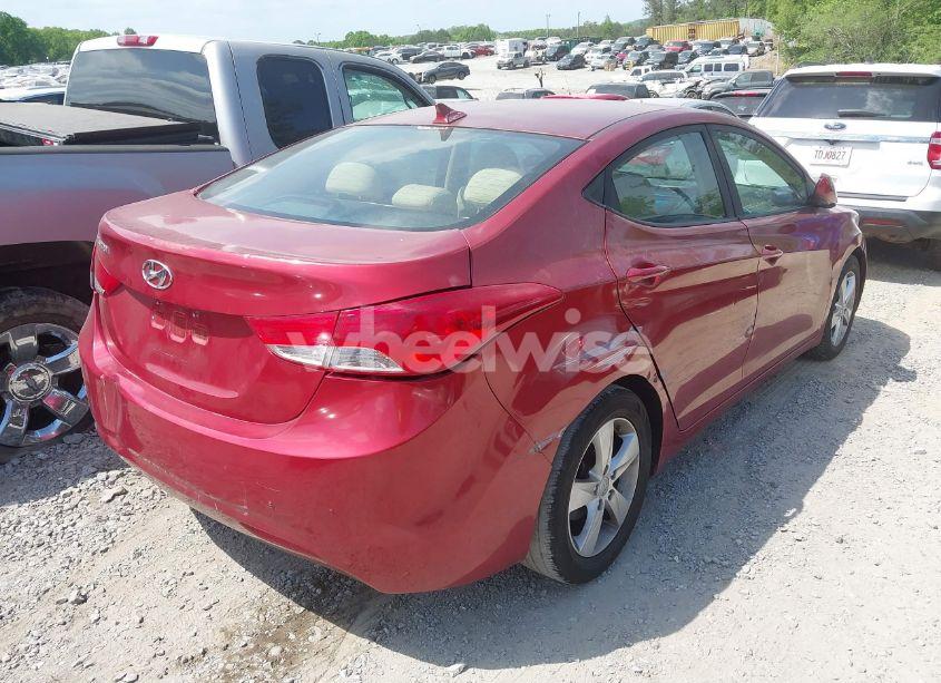 Photo 4 of 2013 Hyundai Elantra GLS (VIN 5NPDH4AE2DH353893)