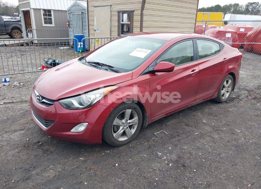 Photo 2 of 2013 Hyundai Elantra GLS (VIN 5NPDH4AE2DH360455)