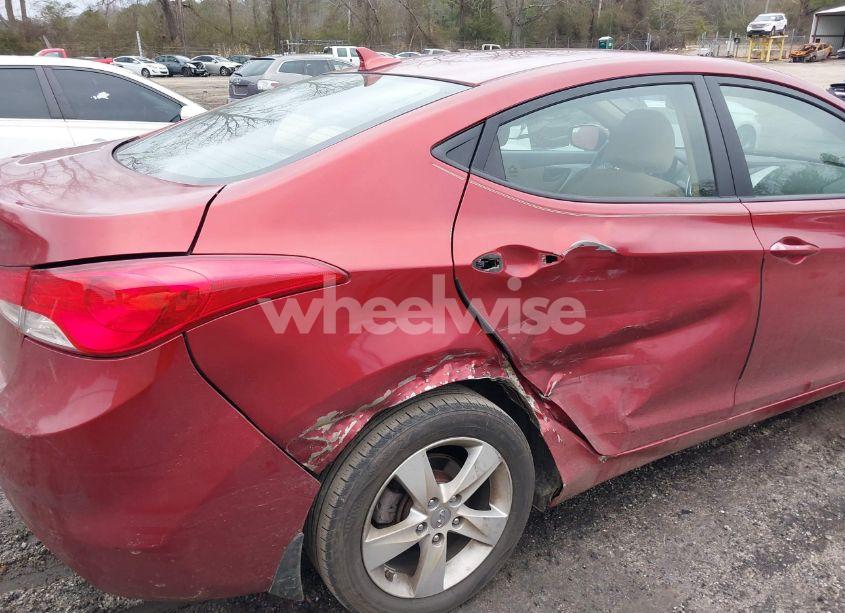 Photo 6 of 2013 Hyundai Elantra GLS (VIN 5NPDH4AE2DH360455)
