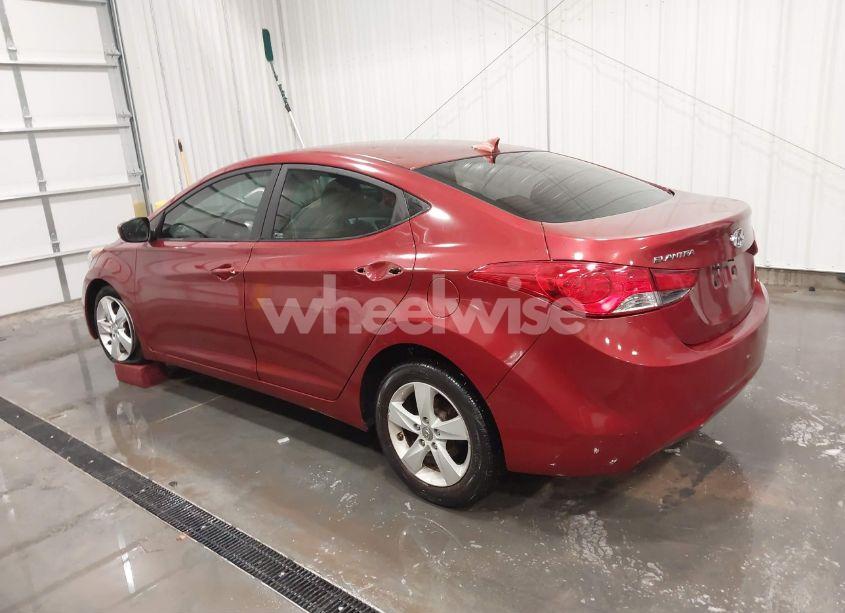 Photo 3 of 2013 Hyundai Elantra GLS (VIN 5NPDH4AE2DH378650)