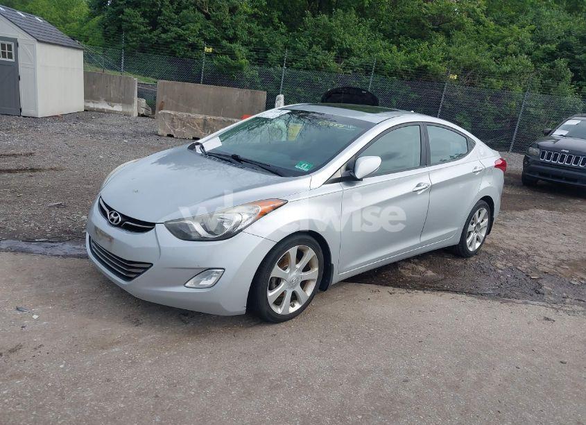 Photo 2 of 2013 Hyundai Elantra LIMITED (VIN 5NPDH4AE2DH401585)
