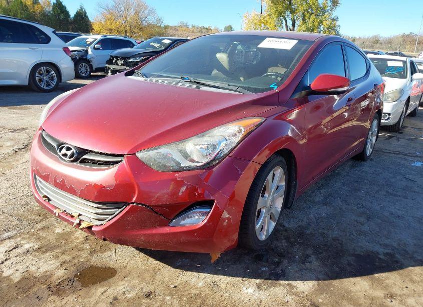 Photo 2 of 2013 Hyundai Elantra LIMITED (VIN 5NPDH4AE2DH418113)