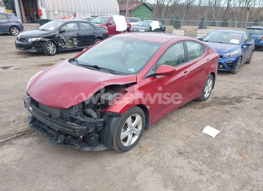 Photo 2 of 2013 Hyundai Elantra GLS (VIN 5NPDH4AE2DH429807)