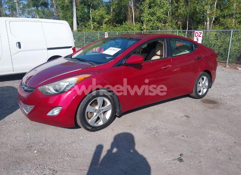 Photo 2 of 2013 Hyundai Elantra GLS (VIN 5NPDH4AE2DH431802)
