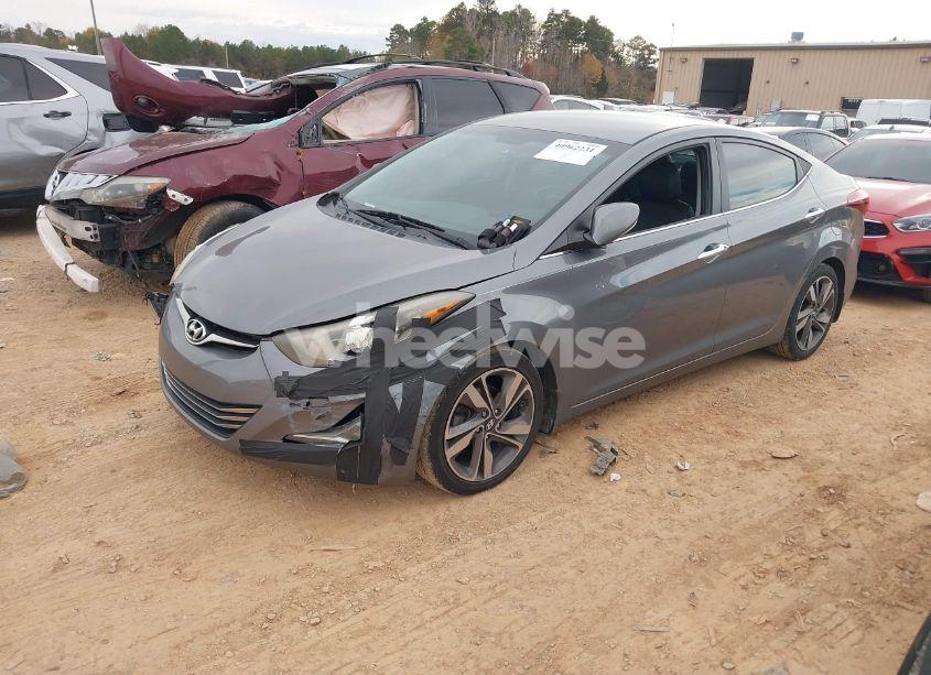 Photo 2 of 2014 Hyundai Elantra LIMITED (VIN 5NPDH4AE2EH456555)