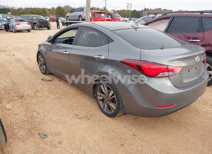 Photo 3 of 2014 Hyundai Elantra LIMITED (VIN 5NPDH4AE2EH456555)