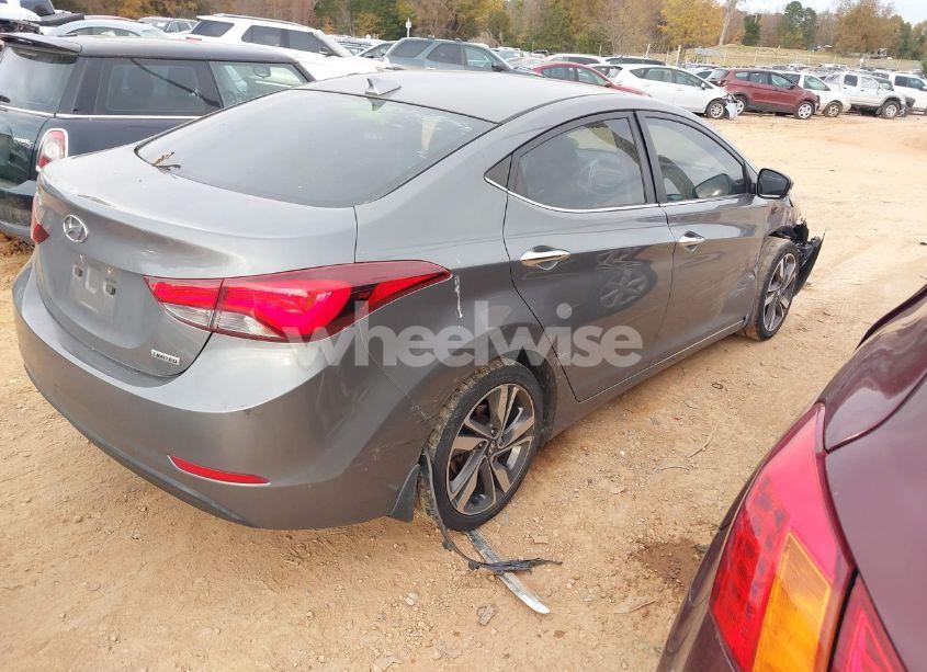 Photo 4 of 2014 Hyundai Elantra LIMITED (VIN 5NPDH4AE2EH456555)