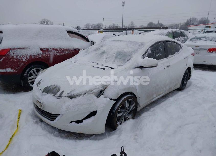 Photo 12 of 2014 Hyundai Elantra LIMITED (VIN 5NPDH4AE2EH463862)