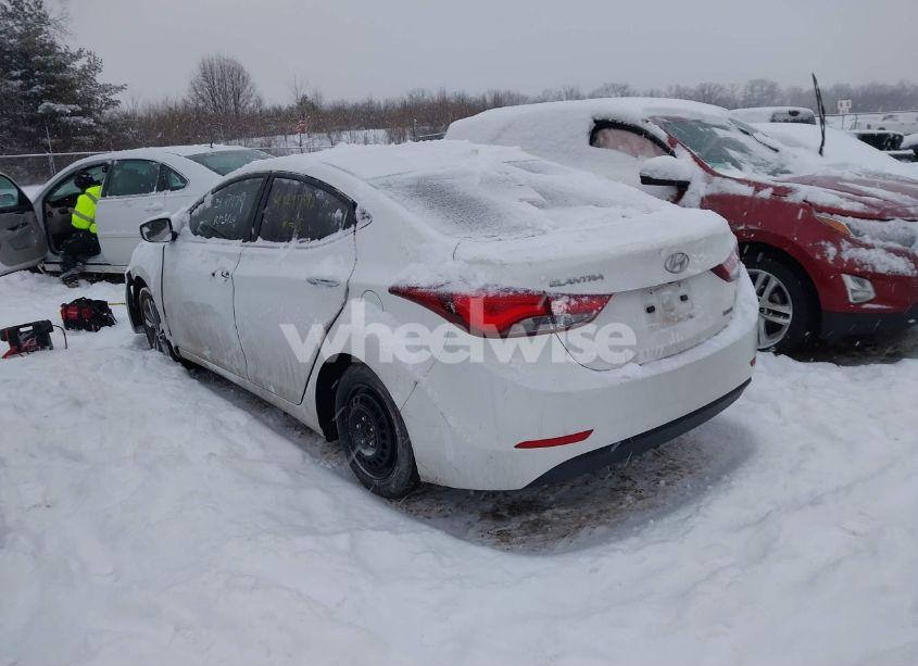 Photo 3 of 2014 Hyundai Elantra LIMITED (VIN 5NPDH4AE2EH463862)