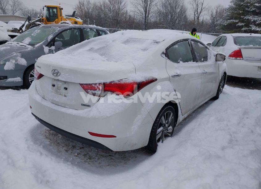 Photo 4 of 2014 Hyundai Elantra LIMITED (VIN 5NPDH4AE2EH463862)