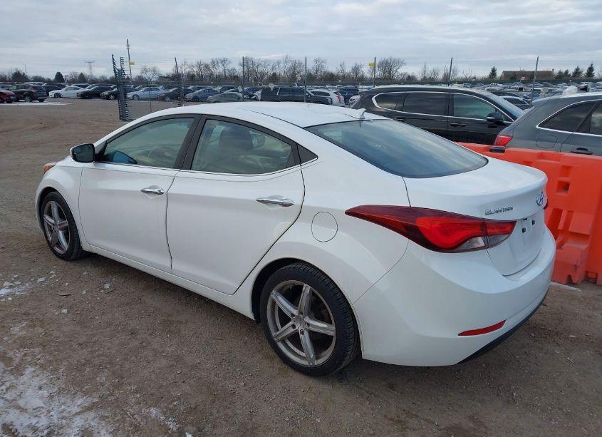 Photo 3 of 2014 Hyundai Elantra LIMITED (VIN 5NPDH4AE2EH483383)