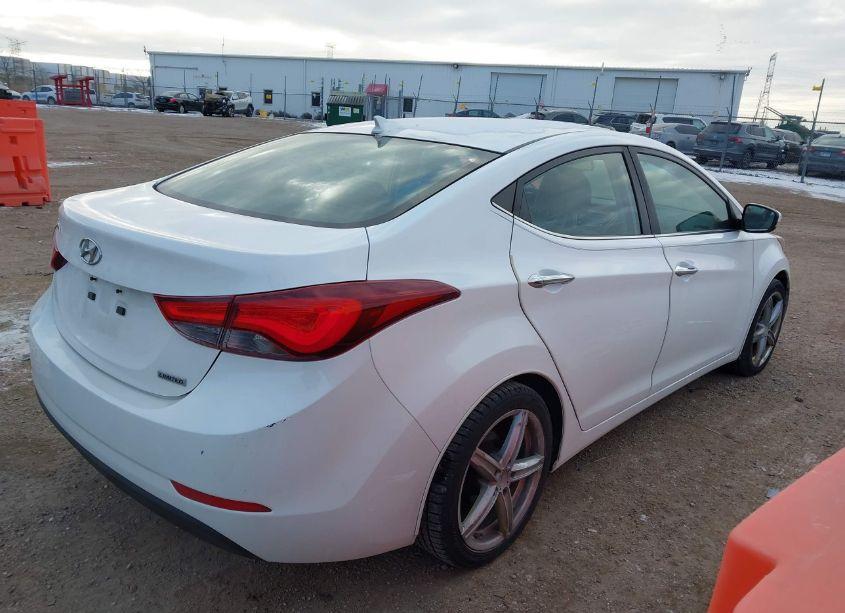 Photo 4 of 2014 Hyundai Elantra LIMITED (VIN 5NPDH4AE2EH483383)