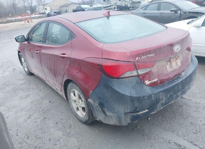 Photo 3 of 2014 Hyundai Elantra SE (VIN 5NPDH4AE2EH533926)