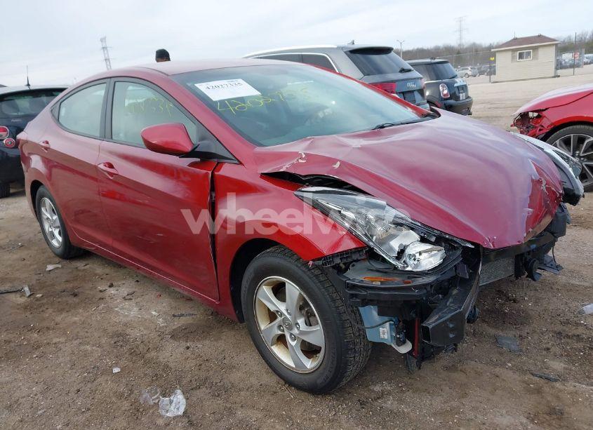 2014 Hyundai Elantra SE (VIN 5NPDH4AE2EH535207) main photo
