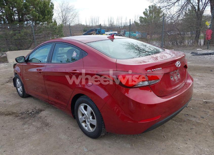 Photo 3 of 2014 Hyundai Elantra SE (VIN 5NPDH4AE2EH535207)