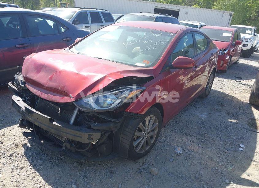 Photo 2 of 2014 Hyundai Elantra SE (VIN 5NPDH4AE2EH546837)
