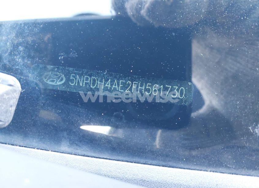 Photo 12 of 2015 Hyundai Elantra SE (VIN 5NPDH4AE2FH561730)