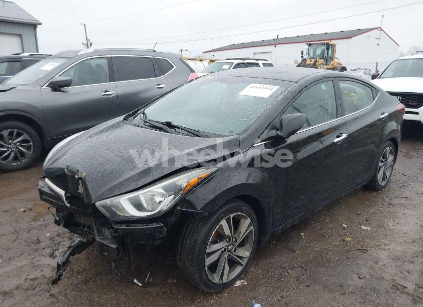 Photo 2 of 2015 Hyundai Elantra LIMITED (VIN 5NPDH4AE2FH562957)