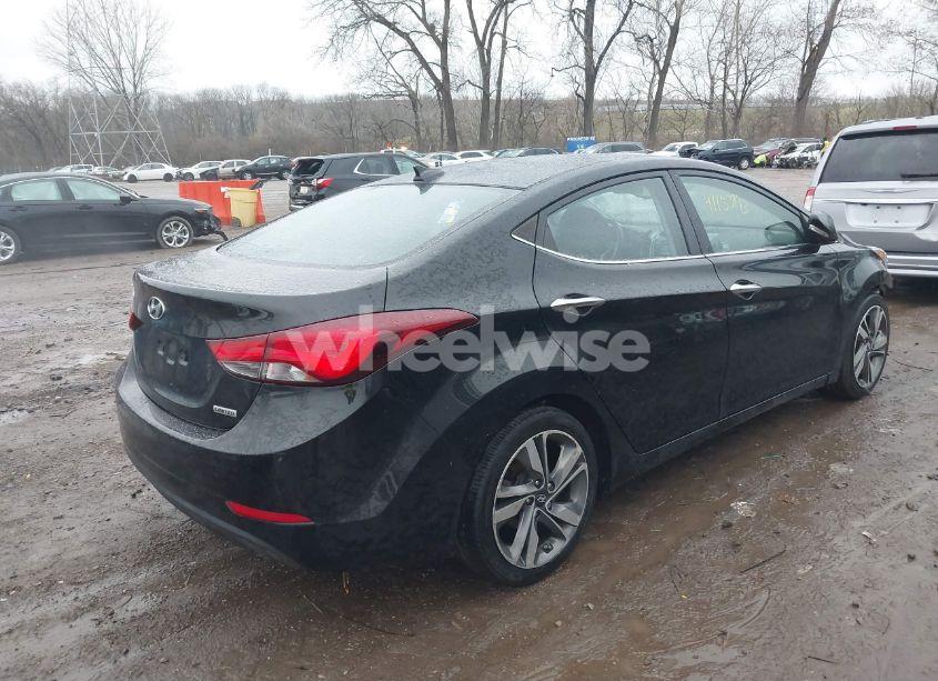 Photo 4 of 2015 Hyundai Elantra LIMITED (VIN 5NPDH4AE2FH562957)