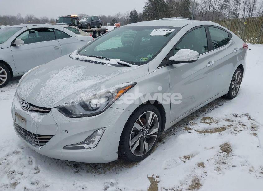Photo 2 of 2015 Hyundai Elantra LIMITED (VIN 5NPDH4AE2FH597191)