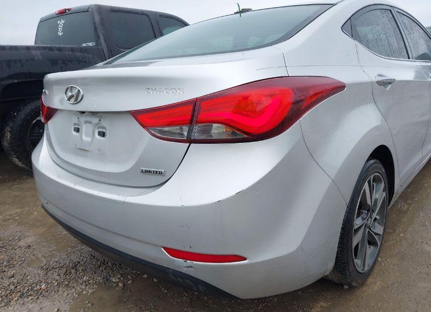 Photo 6 of 2015 Hyundai Elantra LIMITED (VIN 5NPDH4AE2FH600817)