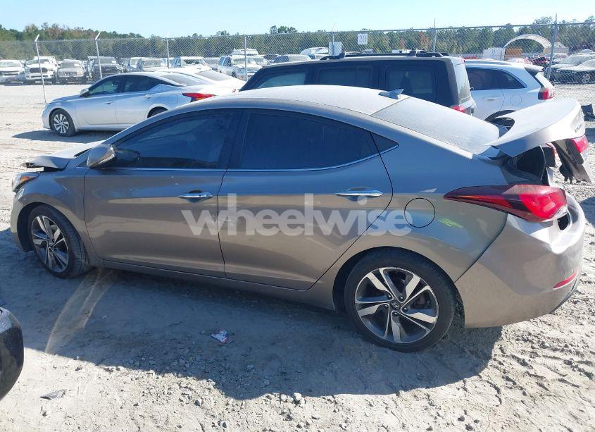Photo 14 of 2015 Hyundai Elantra LIMITED (VIN 5NPDH4AE2FH610697)