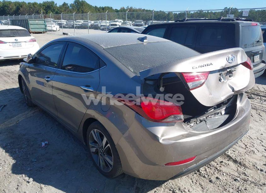Photo 3 of 2015 Hyundai Elantra LIMITED (VIN 5NPDH4AE2FH610697)