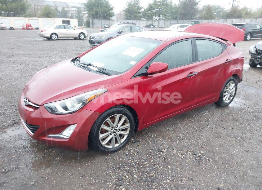 Photo 2 of 2016 Hyundai Elantra SE (VIN 5NPDH4AE2GH693369)