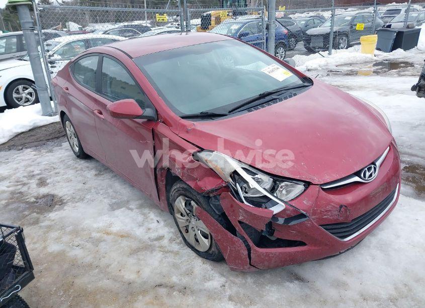 2016 Hyundai Elantra SE (VIN 5NPDH4AE2GH750895) main photo