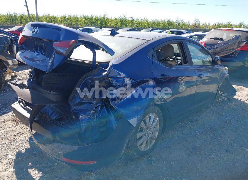 Photo 4 of 2016 Hyundai Elantra SE (VIN 5NPDH4AE2GH783217)