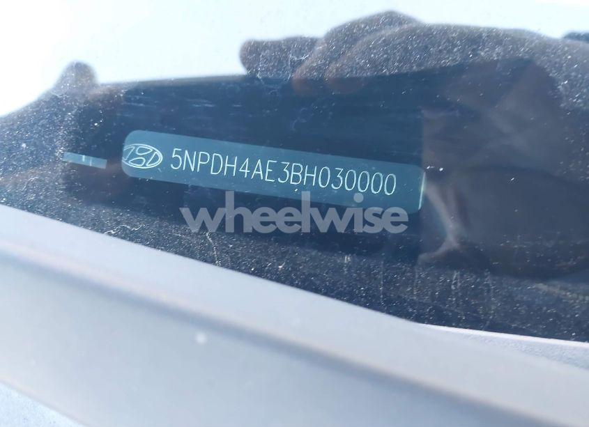 Photo 12 of 2011 Hyundai Elantra GLS (VIN 5NPDH4AE3BH030000)