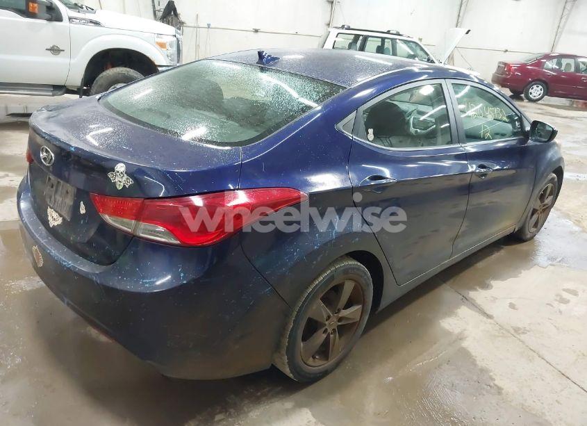 Photo 4 of 2012 Hyundai Elantra GLS (VIN 5NPDH4AE3CH064083)