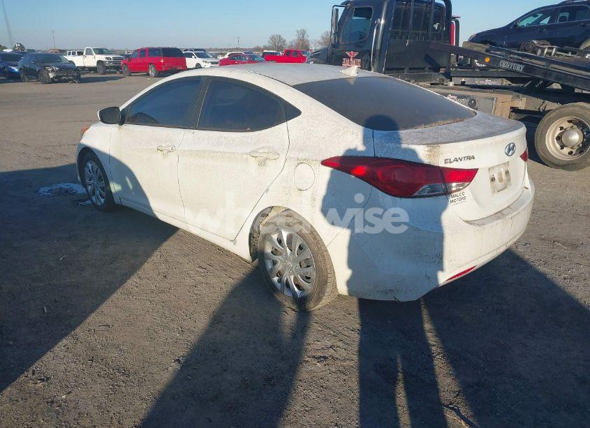 Photo 3 of 2012 Hyundai Elantra GLS (VIN 5NPDH4AE3CH066898)