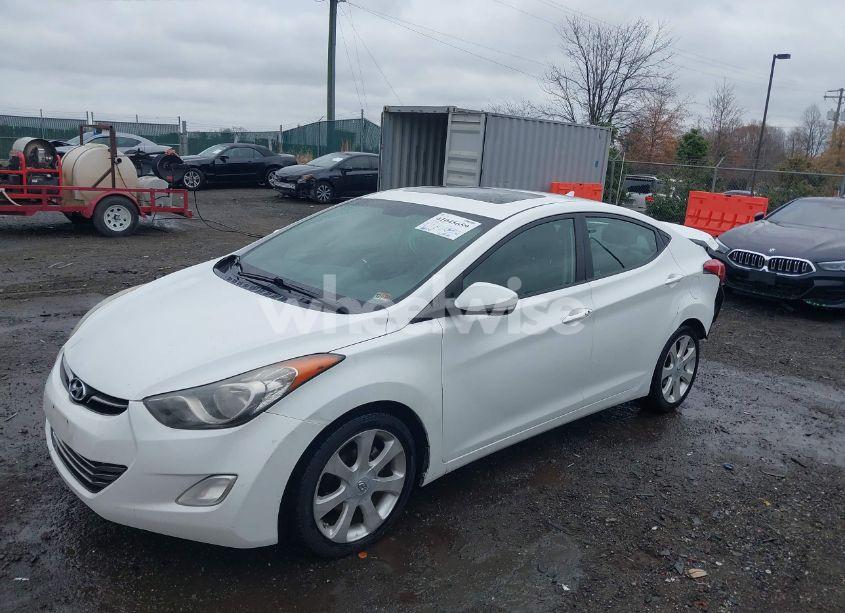 Photo 2 of 2012 Hyundai Elantra LIMITED (VIN 5NPDH4AE3CH082454)