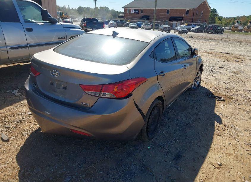 Photo 4 of 2012 Hyundai Elantra LIMITED (VIN 5NPDH4AE3CH093244)