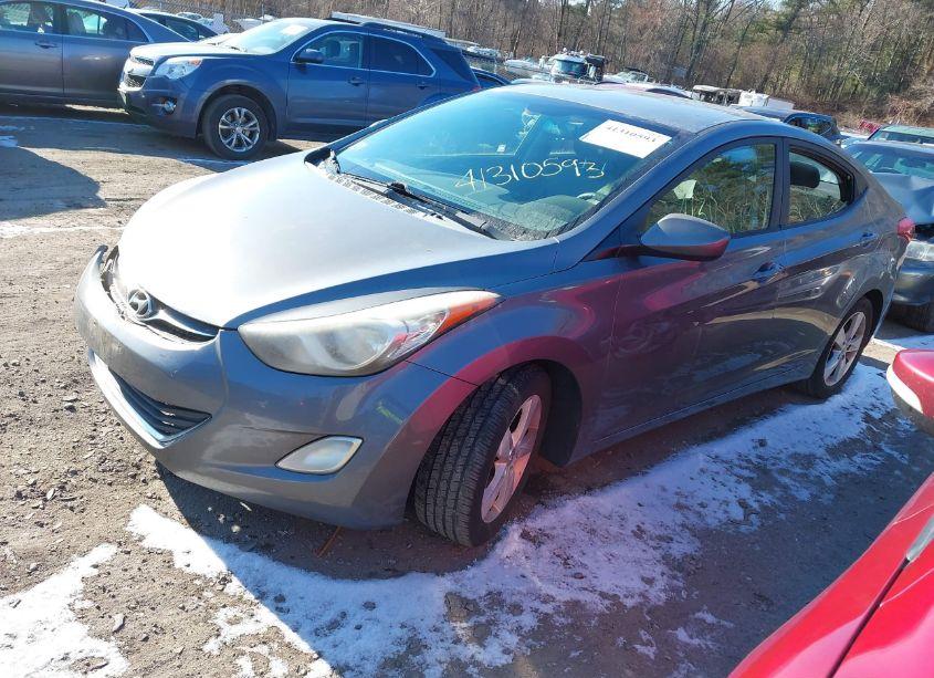 Photo 2 of 2012 Hyundai Elantra (VIN 5NPDH4AE3CH094250)