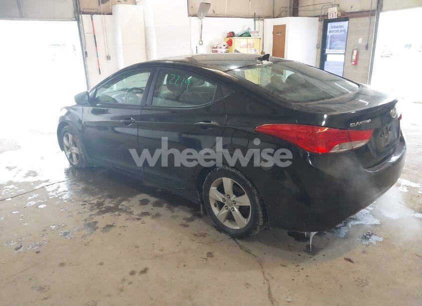 Photo 3 of 2012 Hyundai Elantra GLS (VIN 5NPDH4AE3CH113783)