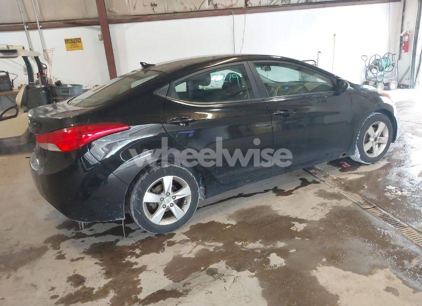 Photo 4 of 2012 Hyundai Elantra GLS (VIN 5NPDH4AE3CH113783)