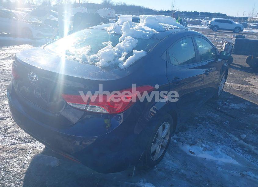 Photo 4 of 2012 Hyundai Elantra GLS (VIN 5NPDH4AE3CH133919)