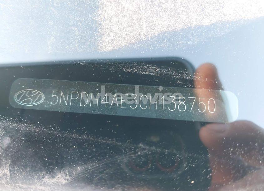 Photo 9 of 2012 Hyundai Elantra GLS (VIN 5NPDH4AE3CH138750)