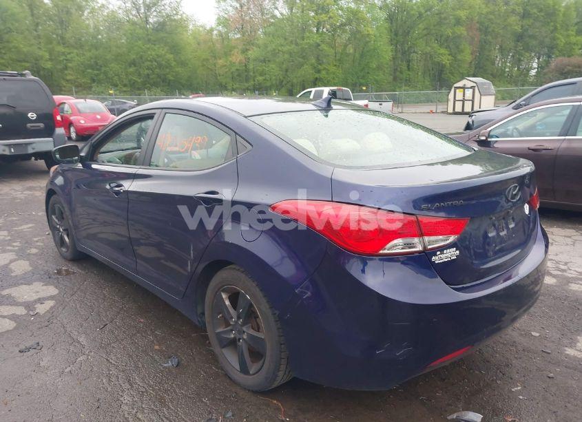 Photo 3 of 2013 Hyundai Elantra GLS (VIN 5NPDH4AE3DH196598)