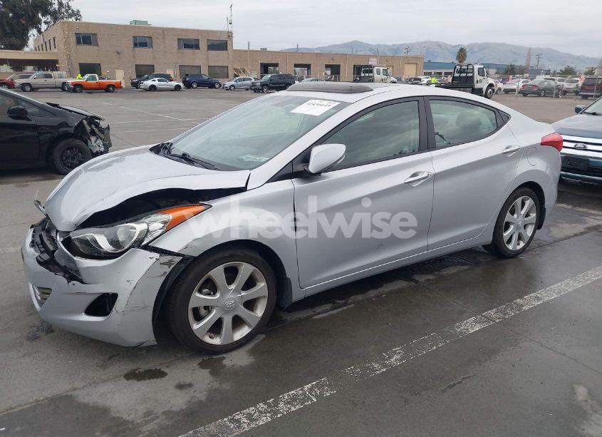 Photo 2 of 2013 Hyundai Elantra LIMITED (VIN 5NPDH4AE3DH271722)