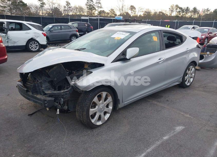 Photo 2 of 2013 Hyundai Elantra LIMITED (VIN 5NPDH4AE3DH276211)