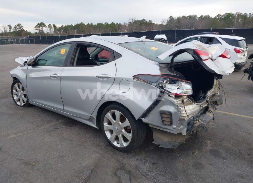 Photo 3 of 2013 Hyundai Elantra LIMITED (VIN 5NPDH4AE3DH276211)