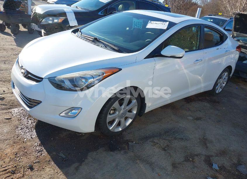 Photo 2 of 2013 Hyundai Elantra LIMITED (VIN 5NPDH4AE3DH279402)