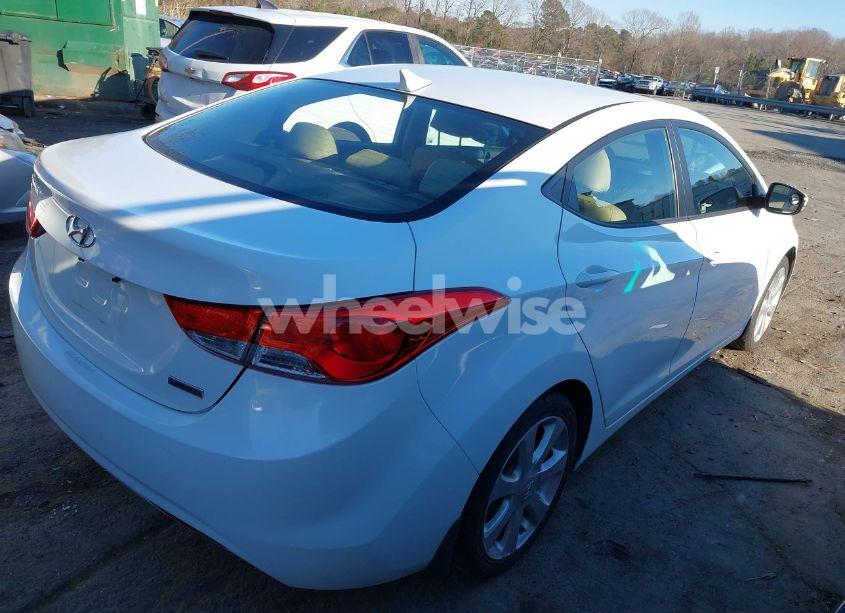 Photo 4 of 2013 Hyundai Elantra LIMITED (VIN 5NPDH4AE3DH279402)