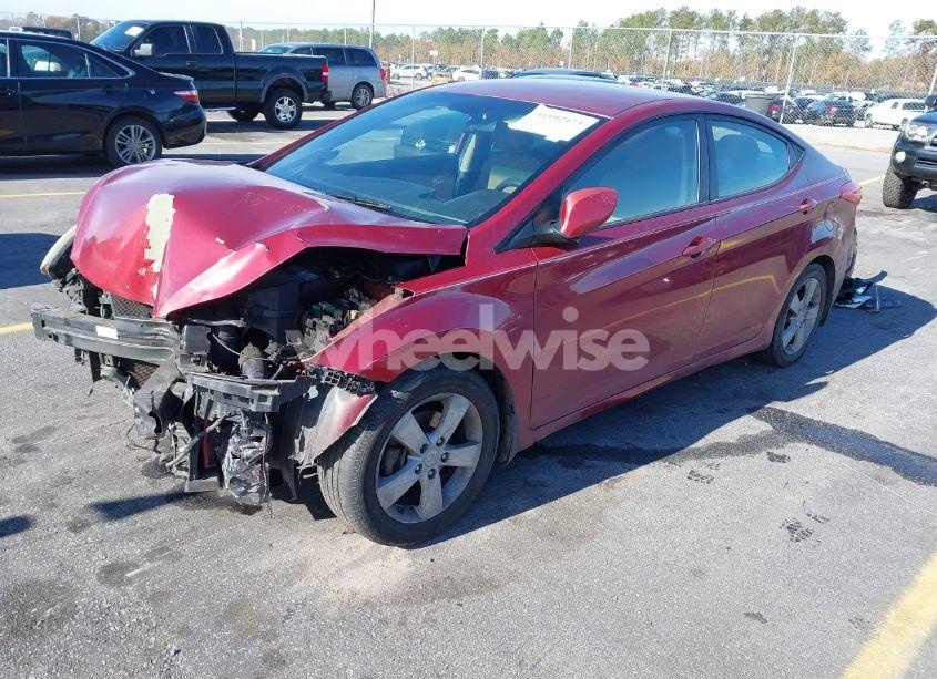 Photo 2 of 2013 Hyundai Elantra GLS (VIN 5NPDH4AE3DH307375)